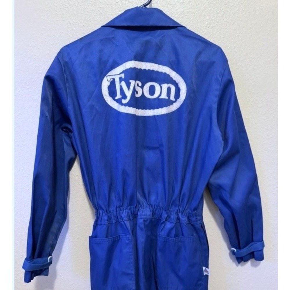 Vintage 90s Tyson Industrial Workwear Blue Coveralls Boiler Suit USA Men's 40R